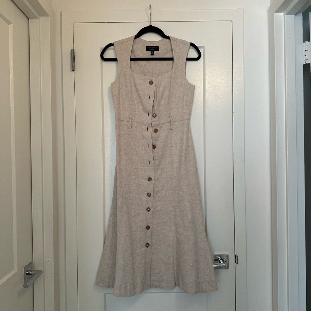 Banana Republic Factory Linen Midi Dress